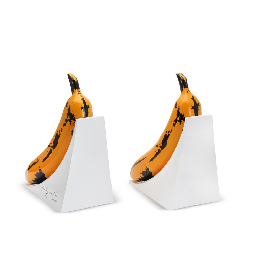 Kidrobot x Andy Warhol Resin Banana Bookends - Yellow Edition - Kidrobot - Designer Art Toys