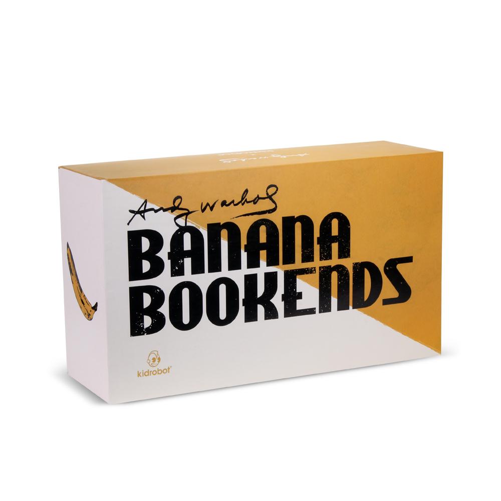 Kidrobot x Andy Warhol Resin Banana Bookends - Yellow Edition - Kidrobot - Designer Art Toys