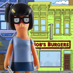 Bobs Burgers Bad Tina Belcher 7" Art Figure - Kidrobot - Designer Art Toys