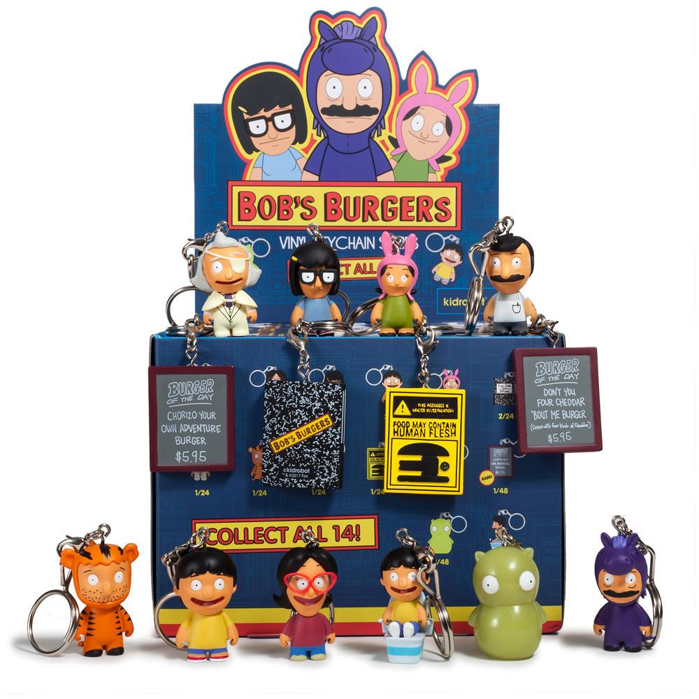 Bobs Burgers Keychains by Kidrobot - Kidrobot - Designer Art Toys