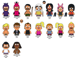 Bobs Burgers Grand Re-opening 3" Blind Box Mini Figures - Kidrobot - Designer Art Toys