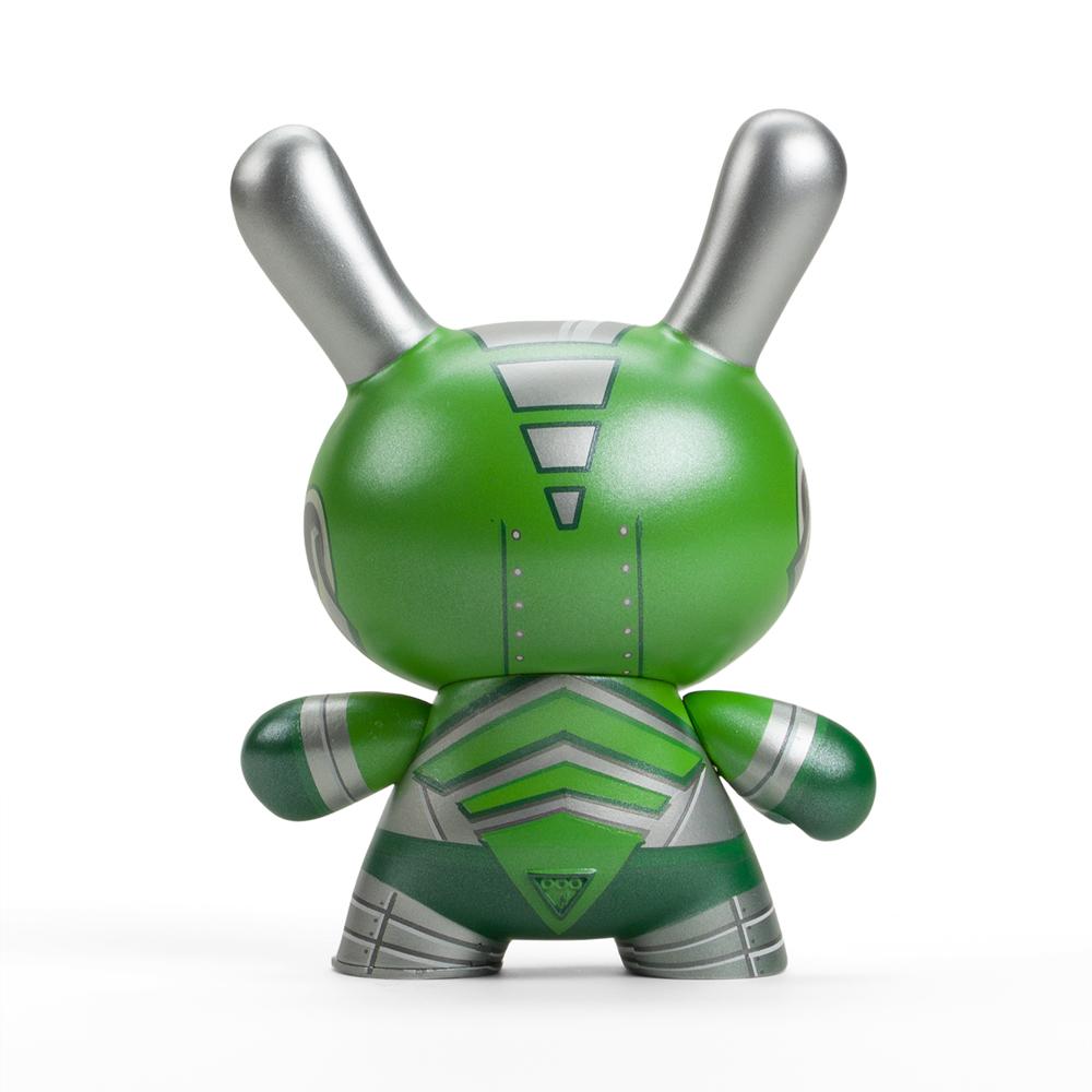 Dairobo-B Mecha Half Ray 5" Dunny by Dolly Oblong - Kidrobot.com Exclusive Green Edition - Kidrobot - Designer Art Toys