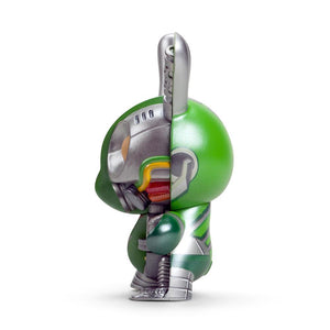 Dairobo-B Mecha Half Ray 5" Dunny by Dolly Oblong - Kidrobot.com Exclusive Green Edition - Kidrobot - Designer Art Toys