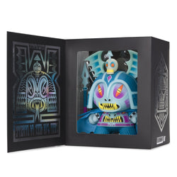 Harbinger 8" Dunny Art Figure by Martin Ontiveros - GID Blue Edition - Kidrobot - Designer Art Toys