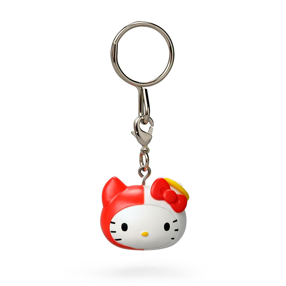 Cat Ghost Bag Charm Keychain 