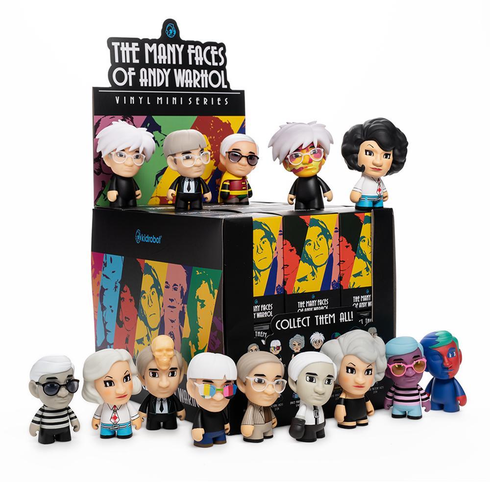 Many Faces of Andy Warhol Vinyl Figures by Kidrobot - Kidrobot - Designer Art Toys