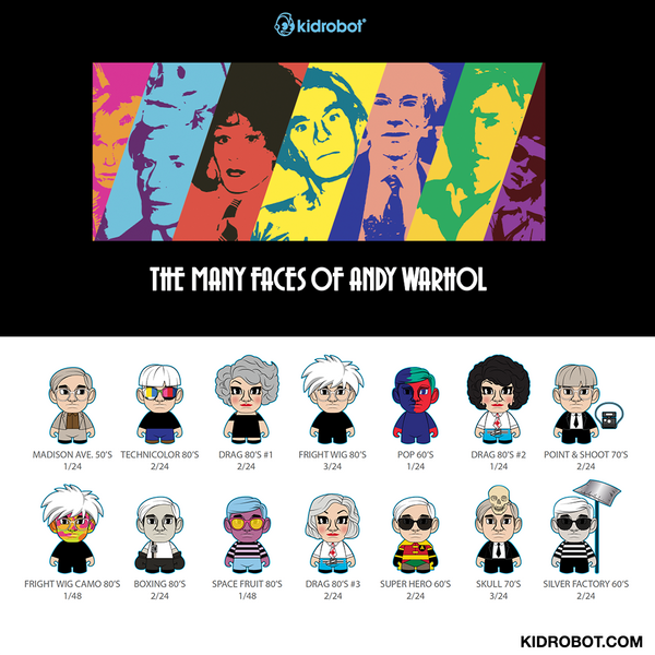 kidrobot the many faces of Andy warholバラ売りの予定はありますか