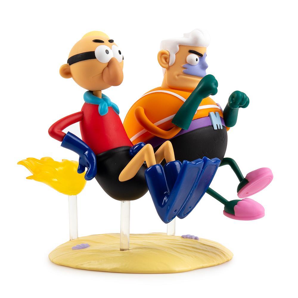 SpongeBob SquarePants Mermaid Man and Barnacle Boy Art Figure by Kidro Kidrobot