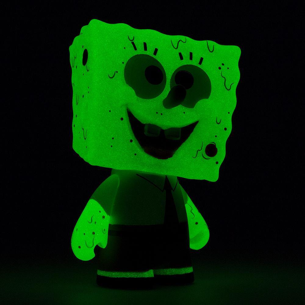 Limited Edition Spongebob Squarepants Glow in the Dark 3" Mini Figure - Kidrobot - Designer Art Toys