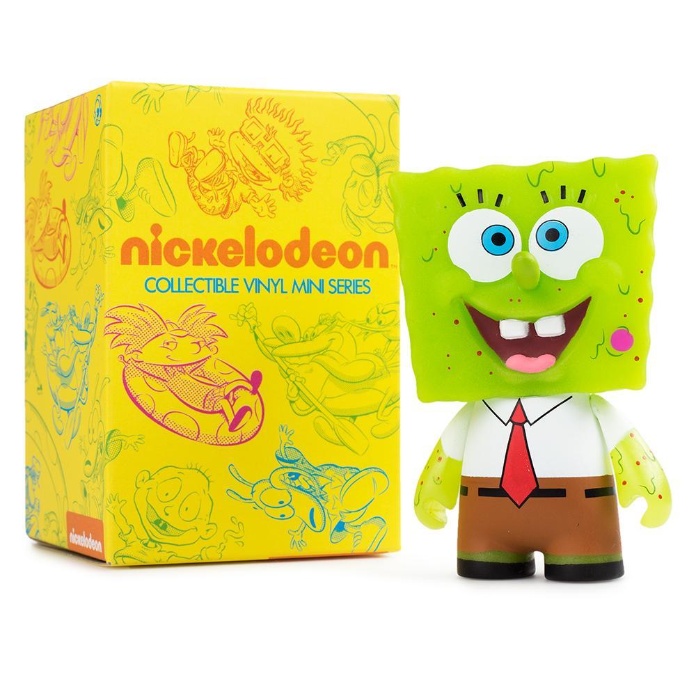 Limited Edition Spongebob Squarepants Glow in the Dark 3" Mini Figure - Kidrobot - Designer Art Toys