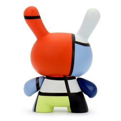 The Met 3-Inch Showpiece Dunny - Mondrian Composition (PRE-ORDER) - Kidrobot - Designer Art Toys