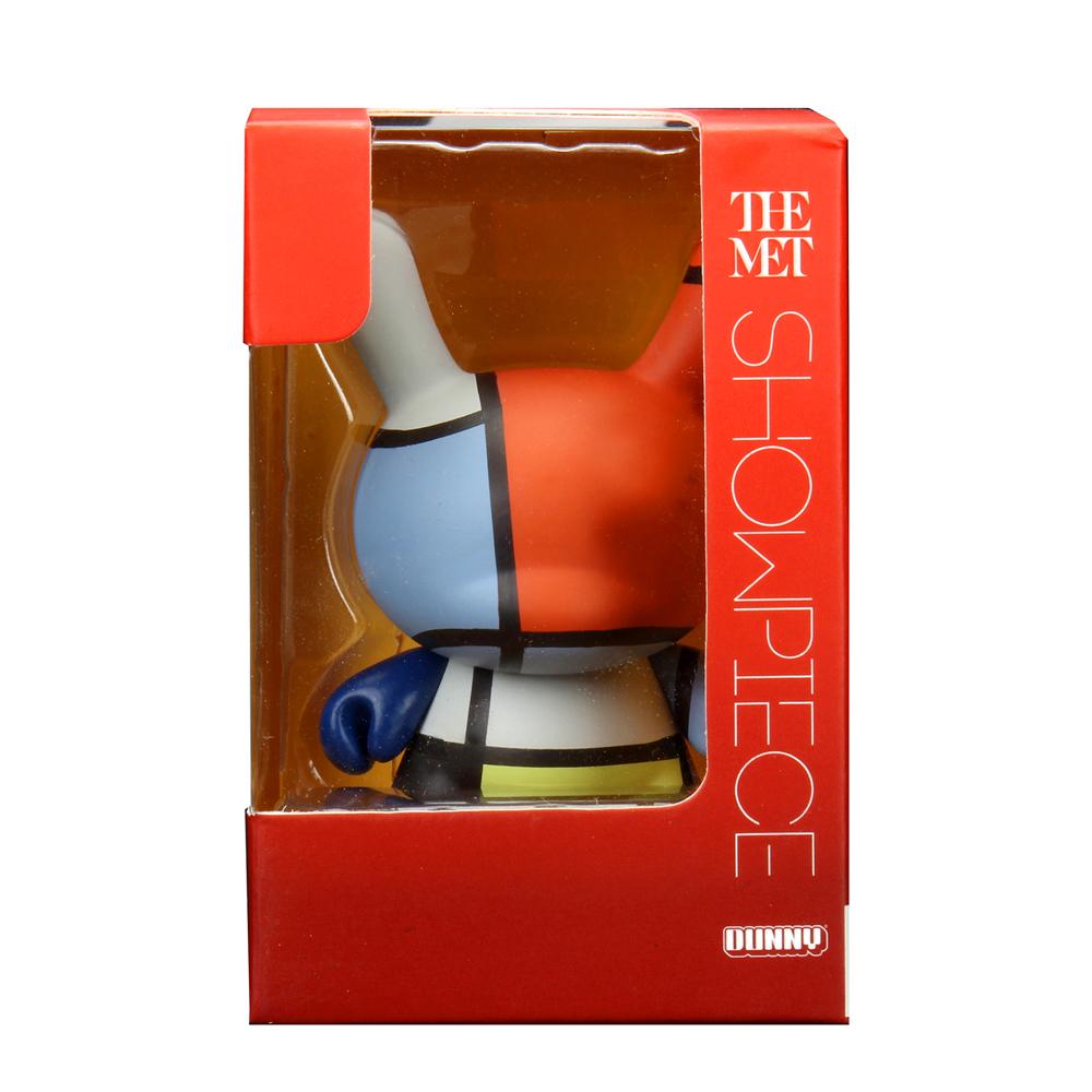 The Met 3-Inch Showpiece Dunny - Mondrian Composition (PRE-ORDER) - Kidrobot - Designer Art Toys